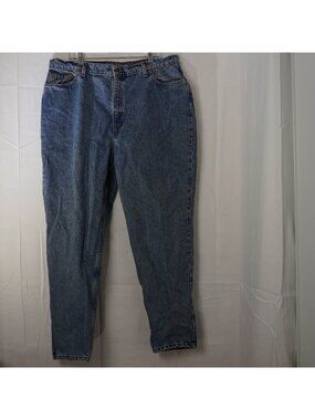Vintage Levis 522 Jeans Womens 22 M Blue Tapered Fit USA Made Cotton Denim